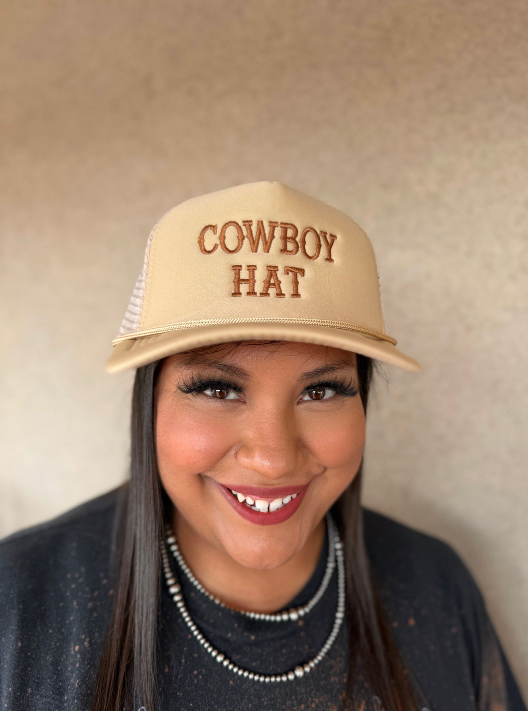 COWBOY HAT- TAN CAP