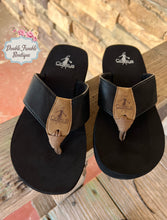 Load image into Gallery viewer, SUMMER BREAK SANDALS - BLK
