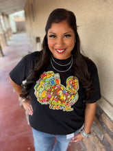 Load image into Gallery viewer, COLORFUL TURKEY GRAPHIC TEE

