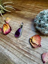 Load image into Gallery viewer, Teardrop Pendant - Purple Spiny &amp; Sterling Silver option 2
