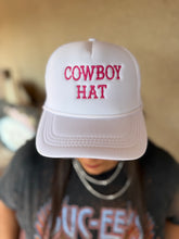 Load image into Gallery viewer, COWBOY HAT WHITE- CAP
