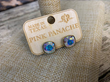 Load image into Gallery viewer, A/B Bronze 8MM Crystal Post Studs
