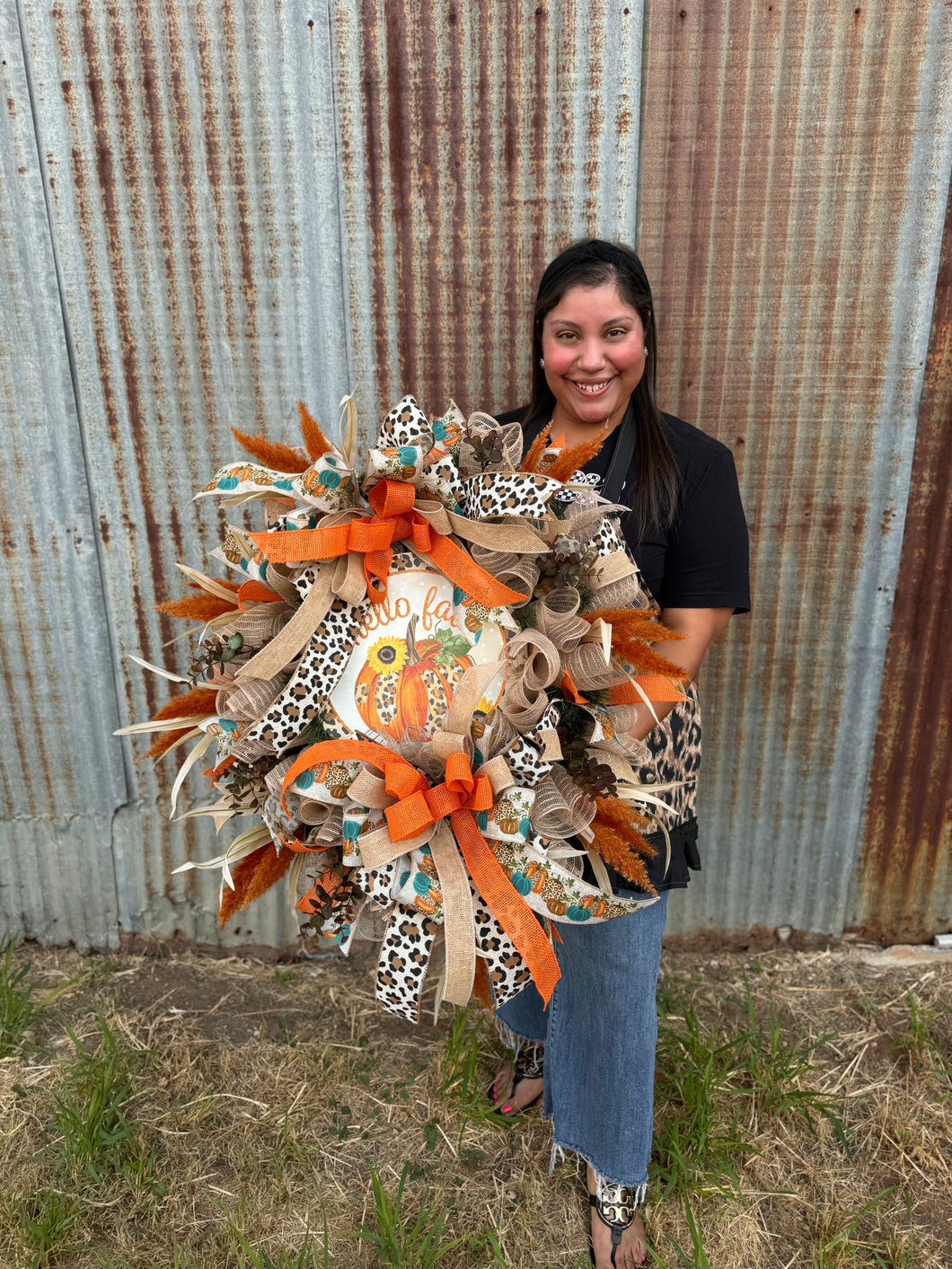 Hello Fall Super Lux Wreath