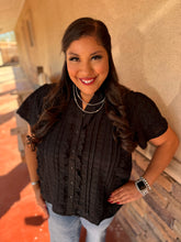 Load image into Gallery viewer, LILLY TOP -Black
