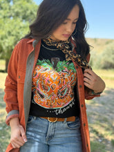 Load image into Gallery viewer, CALLIE ANN STELTER THANKFUL PUMPKIN VNECK TEE

