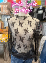Load image into Gallery viewer, BLACK LACE MESH
