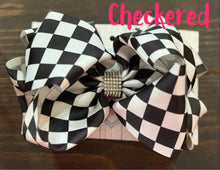 Load image into Gallery viewer, Checkered Rhinestone Double Stack
