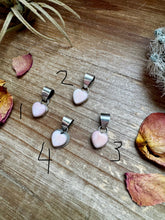 Load image into Gallery viewer, Small Pendant - Heart Shape Pink Conch &amp; Sterling Silver
