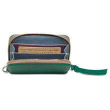 Load image into Gallery viewer, TEAL, ZIPPY WALLET
