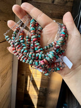 Load image into Gallery viewer, 16.5 inch chain choker and Verascite sea sediment and sterling silver
