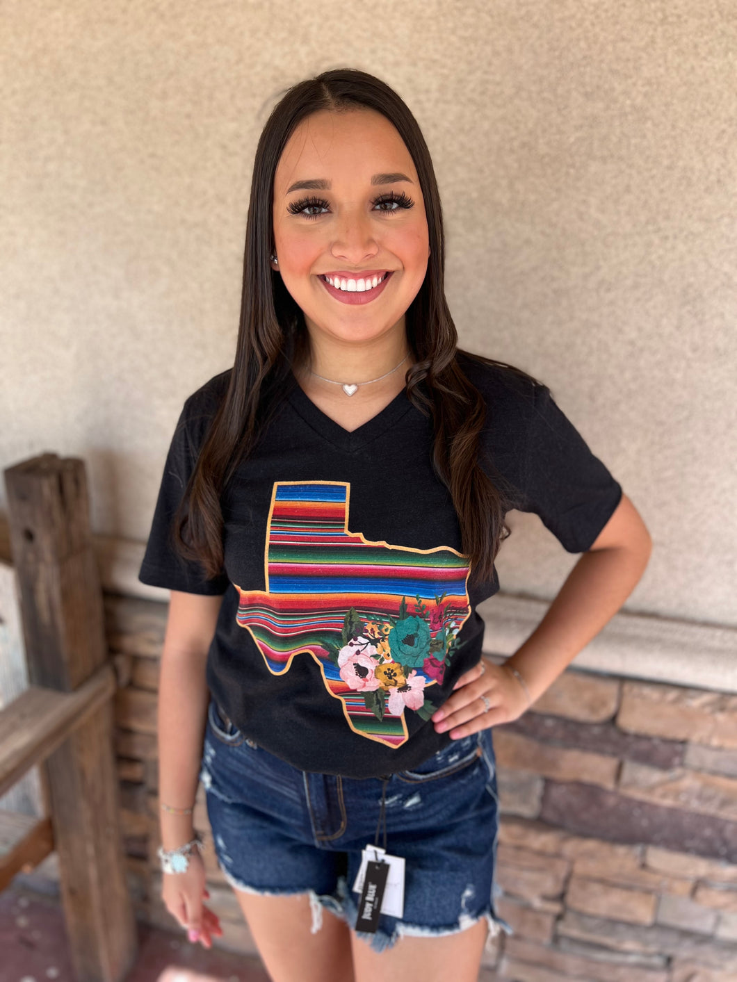 SERAPE TEXAS FLORAL TEE