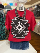 Load image into Gallery viewer, Aztec Cow Tee
