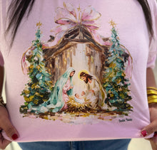 Load image into Gallery viewer, Pink Nativity Tee

