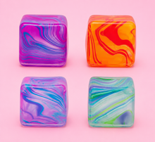 Load image into Gallery viewer, Mystery Swirl Cube Squishy
