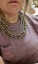 Load image into Gallery viewer, 18 to 20 inch 10 mm Sterling Silver Pearls necklace
