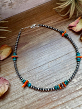 Load image into Gallery viewer, All Around - 4 mm Sterling silver pearls choker
