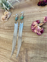 Load image into Gallery viewer, Turquoise earrings chic dangle - real turquoise
