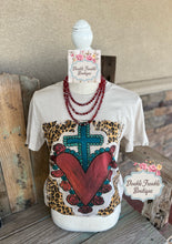 Load image into Gallery viewer, SACRED HEART GRAPHIC TEE
