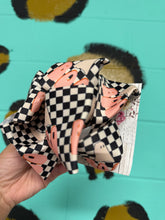 Load image into Gallery viewer, CHECKER BOO PRINTED DOUBLE STACKED BOW
