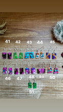 Load image into Gallery viewer, Mini Slab Earrings - Pick your style
