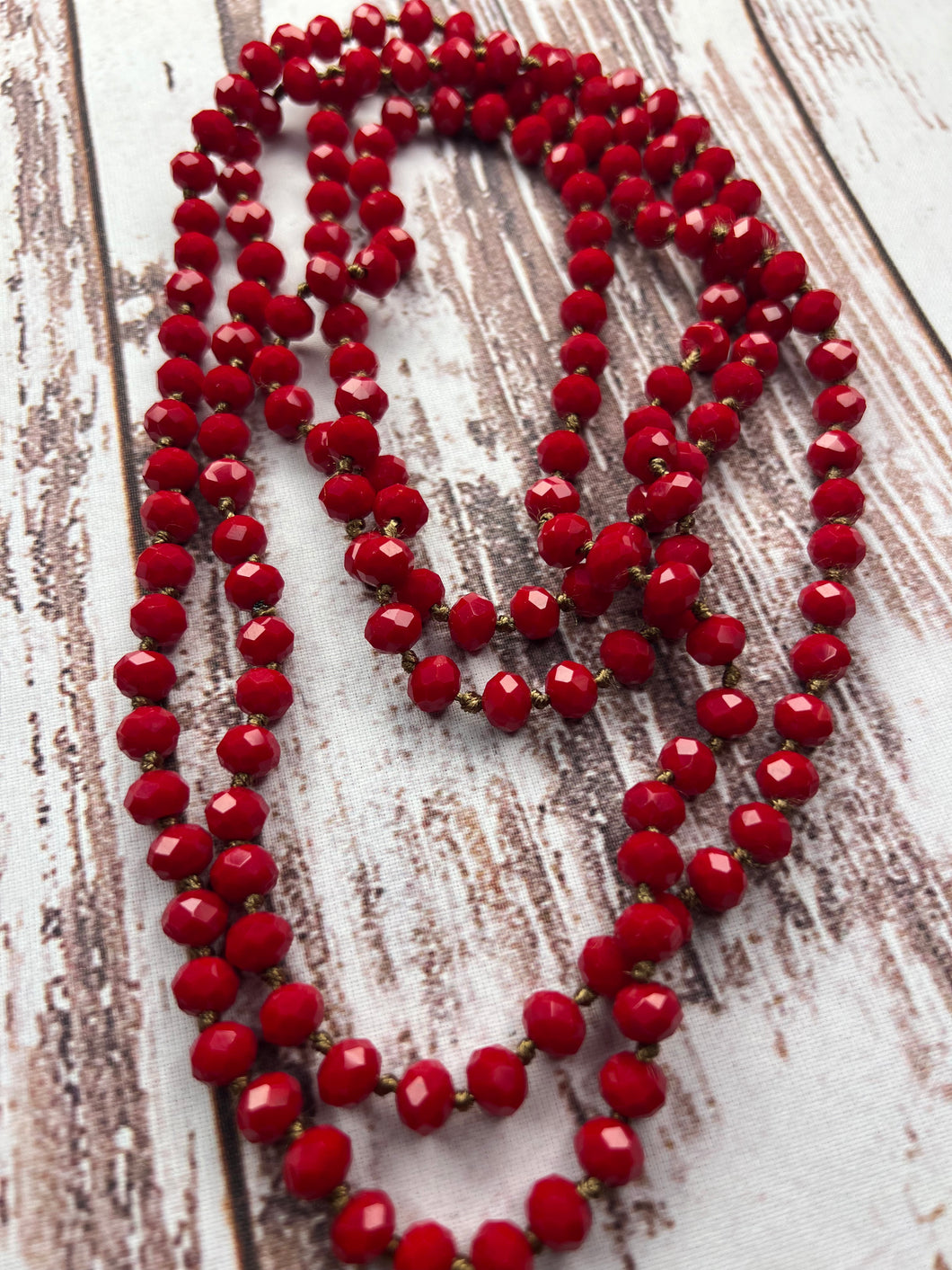 Red VDAY Beads
