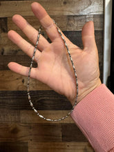 Load image into Gallery viewer, Mini Torpedo choker Sterling Silver Pearls
