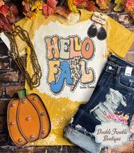 Load image into Gallery viewer, Hello Fall Bleached Tee
