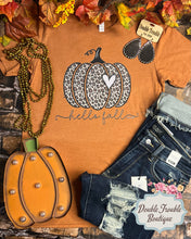 Load image into Gallery viewer, HELLO FALL GRAPHIC TEE
