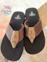 Load image into Gallery viewer, SUMMER BREAK SANDALS- BROWN
