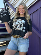 Load image into Gallery viewer, Leopard Helmet with Glitter Touchdown Tee
