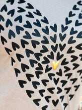 Load image into Gallery viewer, Tiny Hearts with Gold Puff Tee &amp; Sweatshirt
