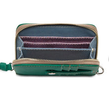 Load image into Gallery viewer, TEAL, ZIPPY WALLET
