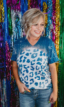 Load image into Gallery viewer, Summer Cheetah Tee -Teal
