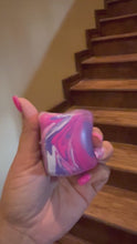 Load and play video in Gallery viewer, PINK SWIRL SQUISHY CUBE
