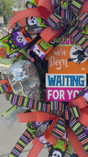 Load and play video in Gallery viewer, Halloween Lux Wreath
