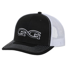 Load image into Gallery viewer, GAMEGUARD MENS CAP- BLK/WHT MESHBACK
