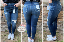 Load image into Gallery viewer, Darla Skinny Jeans- Cello
