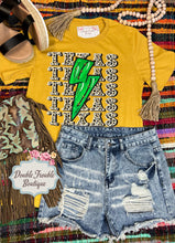 Load image into Gallery viewer, Texas Cactus Bolt Tee
